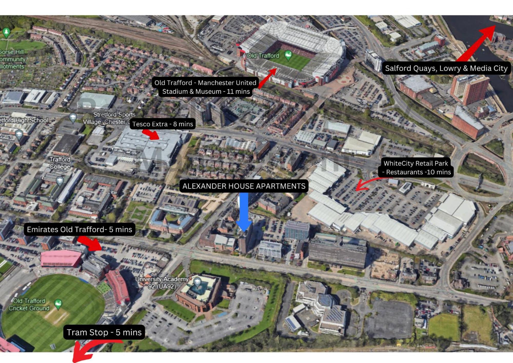 Chic Luxury Apartment Near Old Trafford Stadiums Manchester Eksteriør bilde